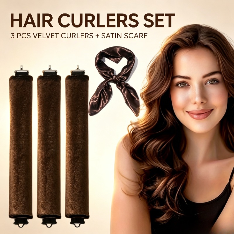 Sleeping Pack Overnight - Thickened Heatless Curlers 3 Pack No