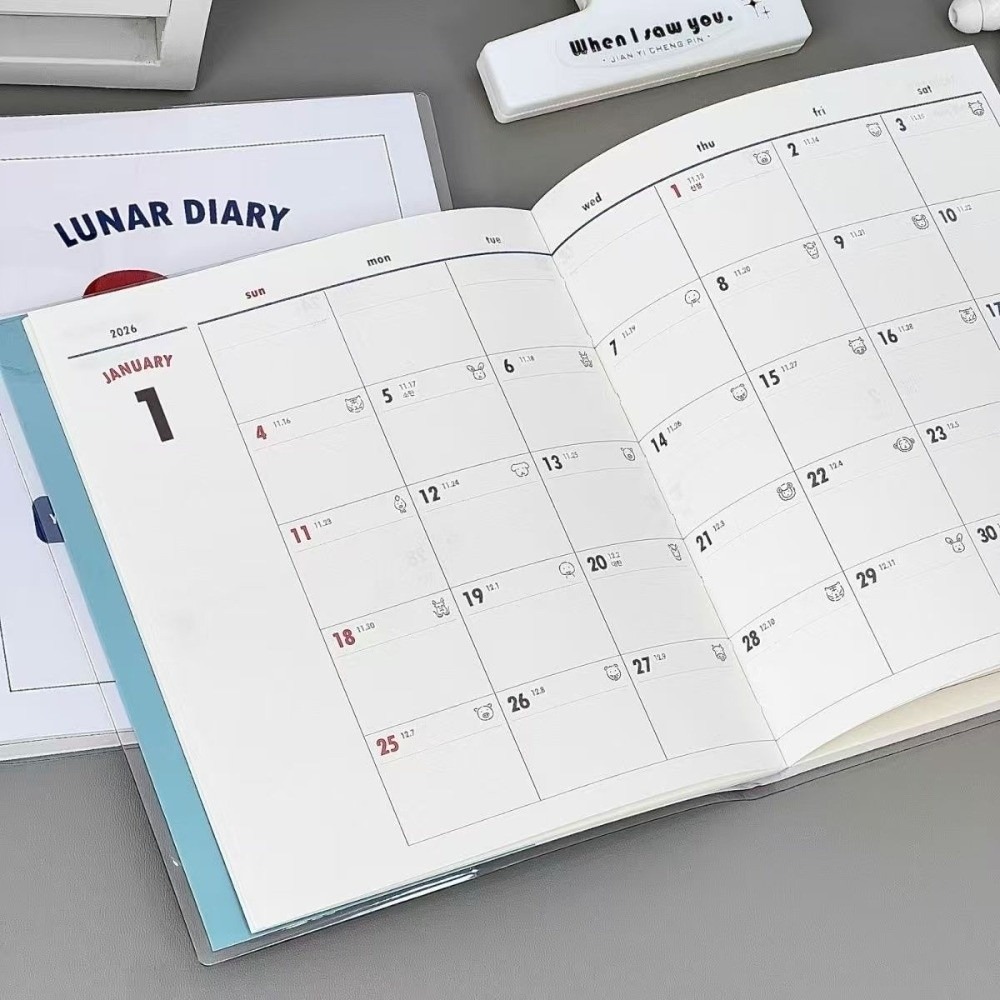 Korean Student Lifestyle - Korean Style 2026 Schedule Life Planner