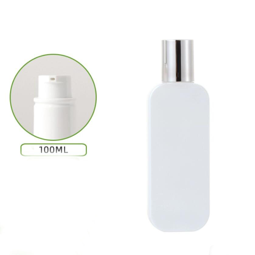 Essence Serum Toner - 100ml white glass bottle silver pump