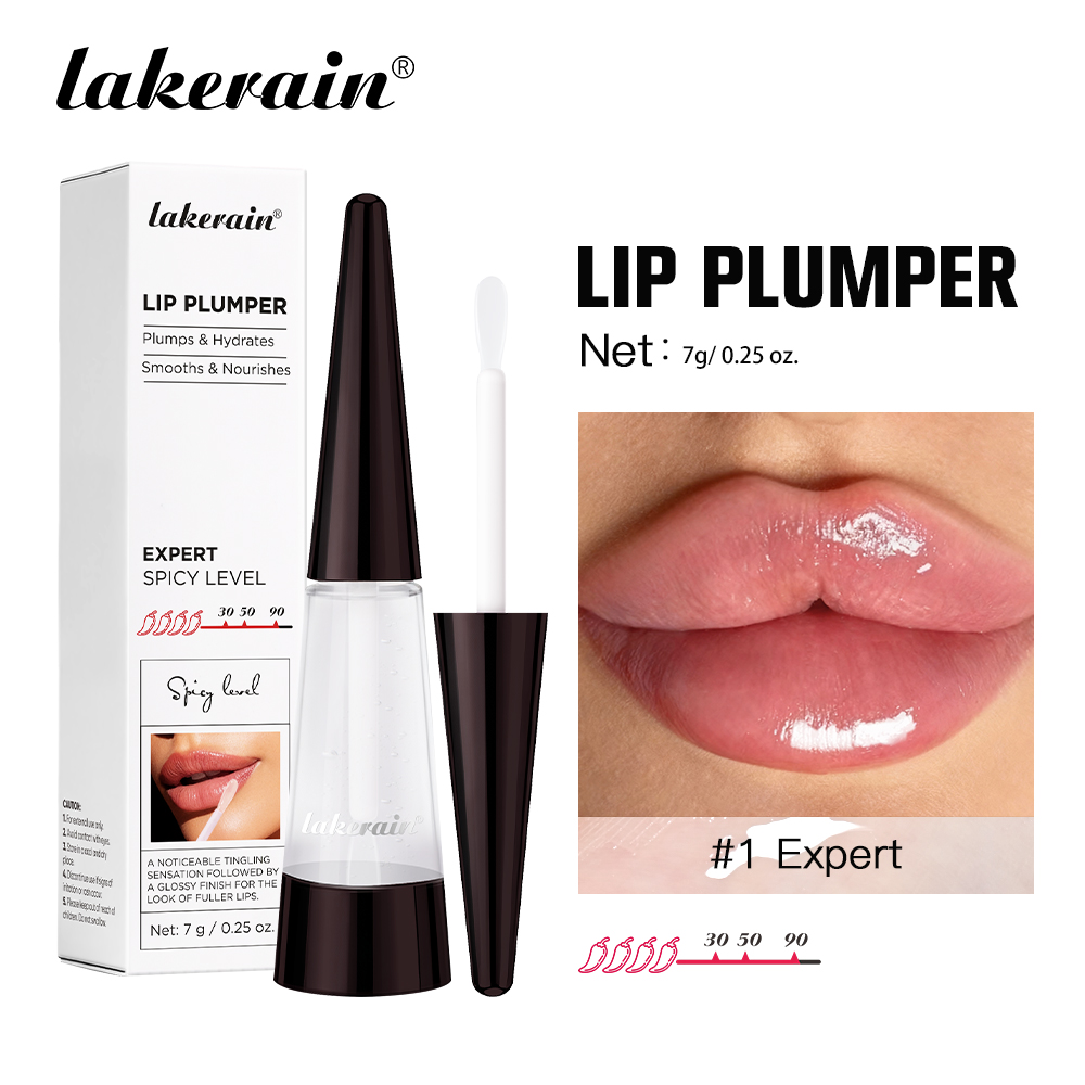 Lip Tint Korean - Lip Plumper Transparent Plumping Lip Gloss