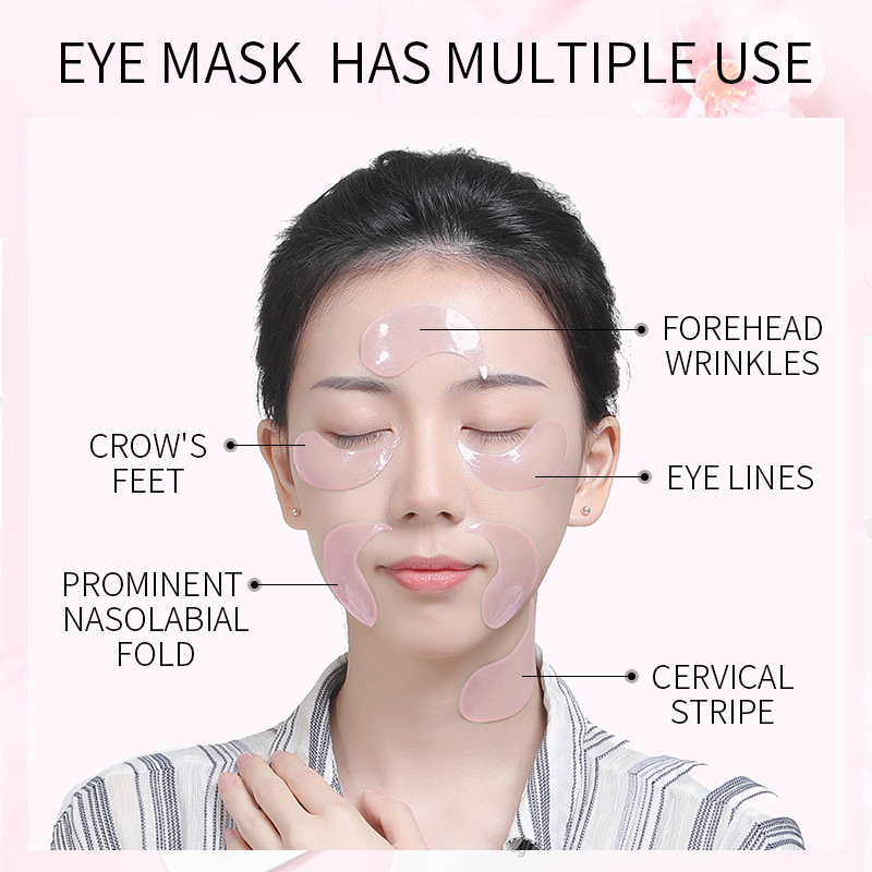 10Pcs=5Pairs Nonapeptide Sakur - đánh giá và giá Sheet Mask Collagen