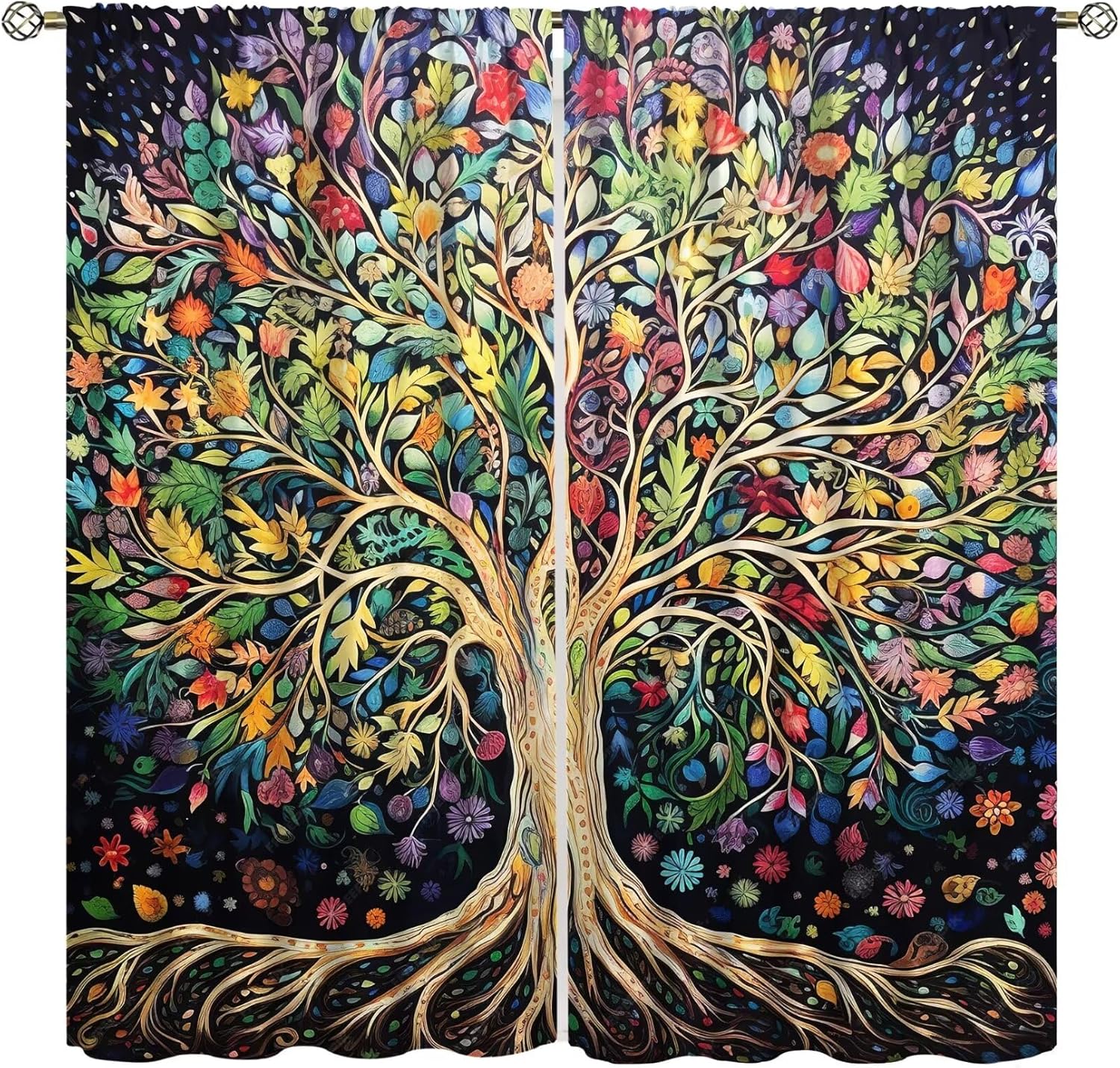 Tree of Life Curtains, Fantasy - đánh giá và giá Korean Arts And Lifestyle