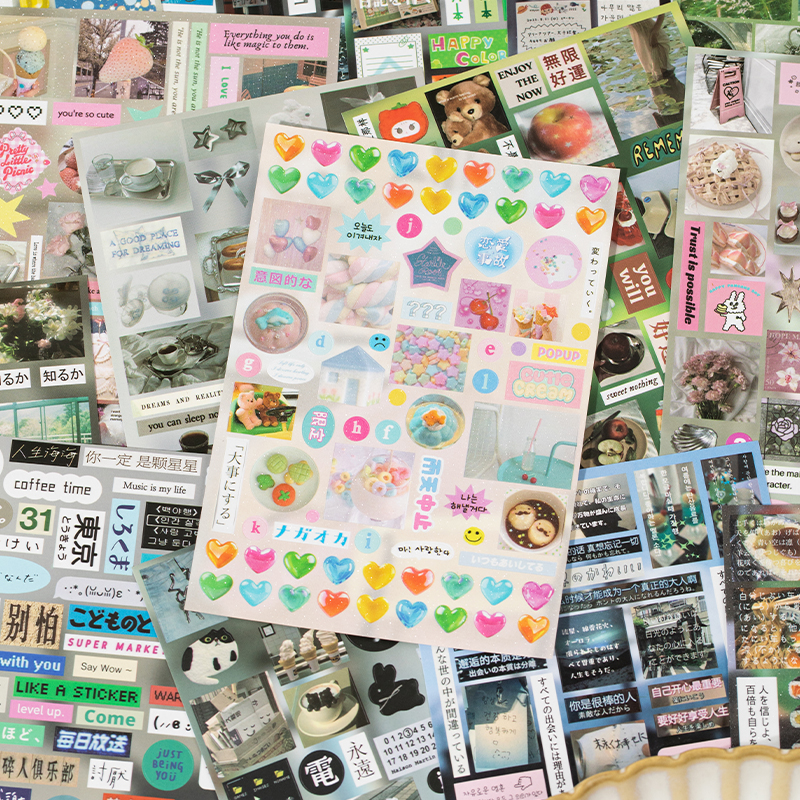 30Sheets Sticker Book Mist Rai - đánh giá và giá Korean Arts And Lifestyle