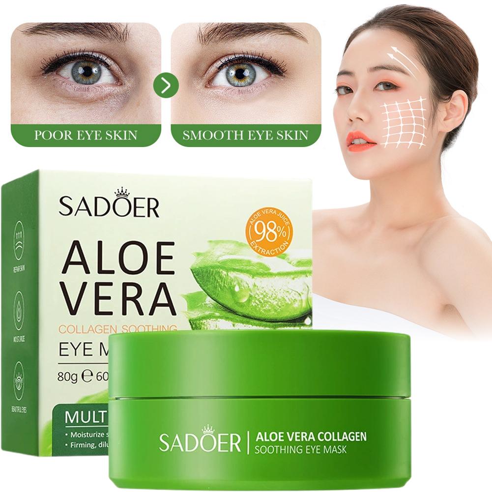 60pcs Aloe Vera Collagen Under - đánh giá và giá Sheet Mask Collagen