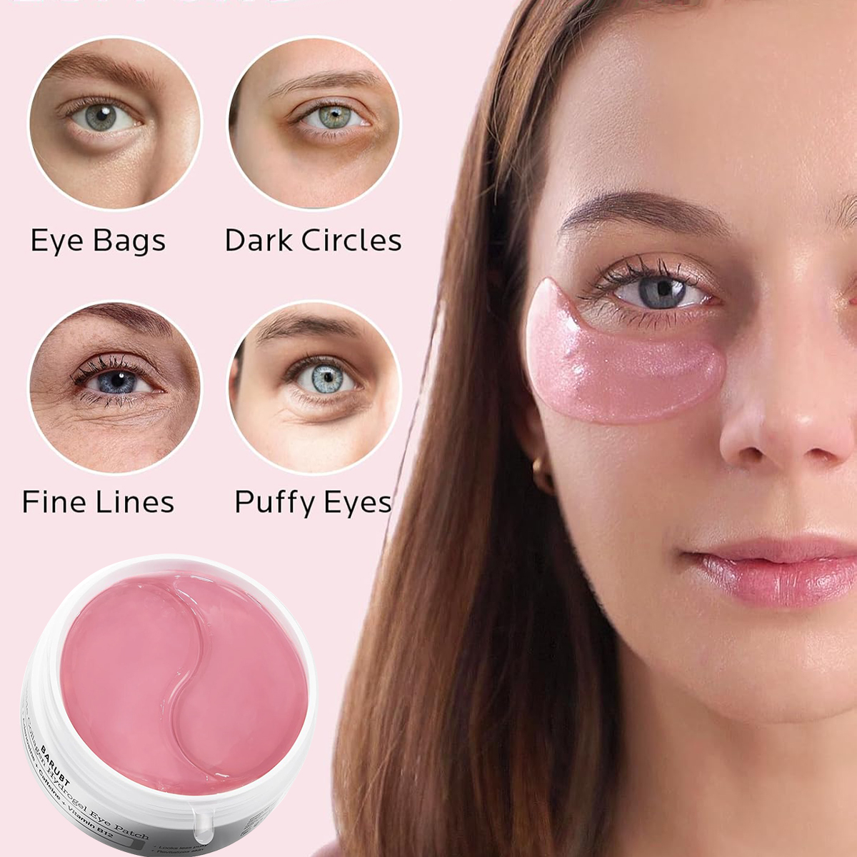 BARUBT Collagen Hydrogel Firms - đánh giá và giá Sheet Mask Collagen