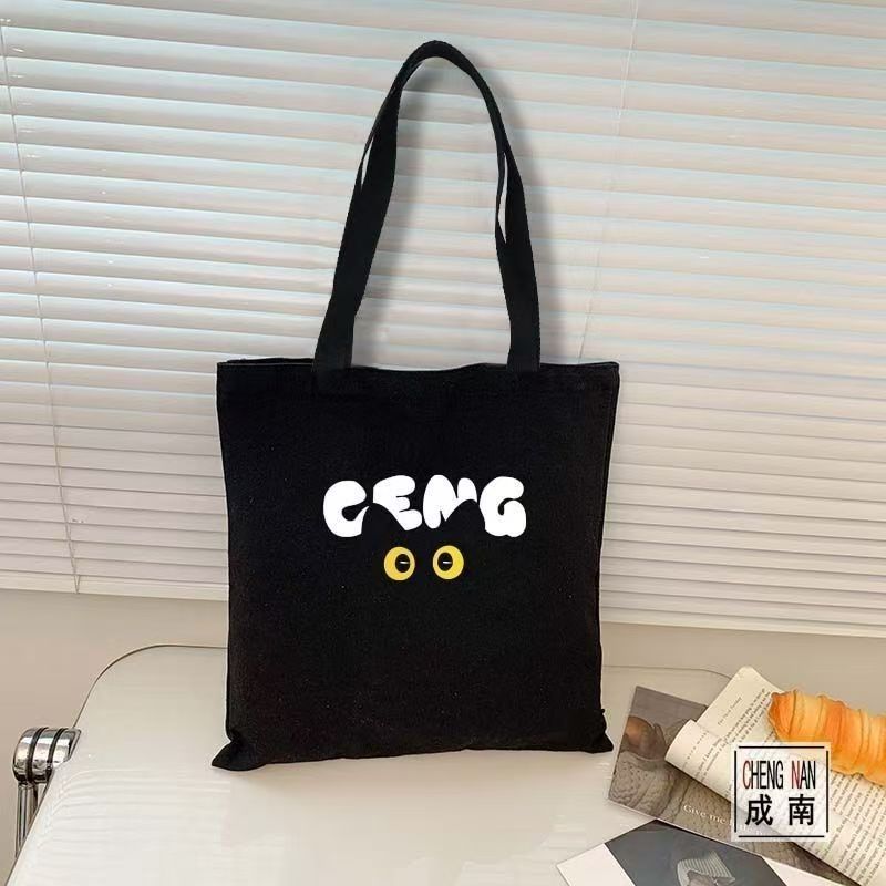 Canvas bag for class, commutin - đánh giá và giá Korean Student Lifestyle
