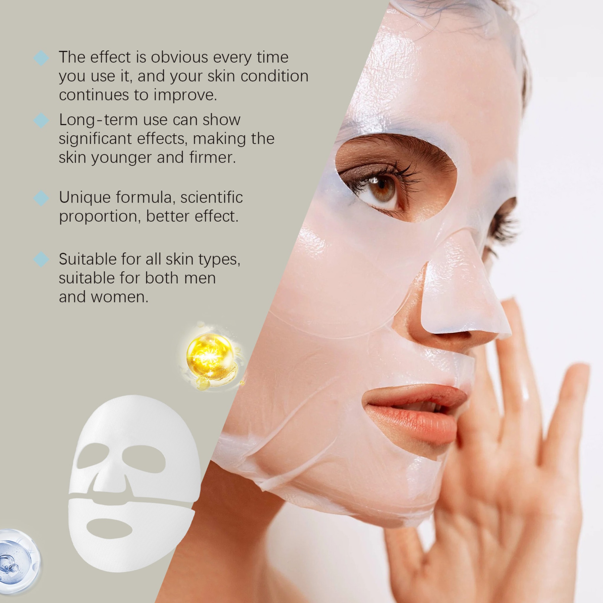 Bio Collagen Face Mask Lifting - đánh giá và giá Sheet Mask Collagen
