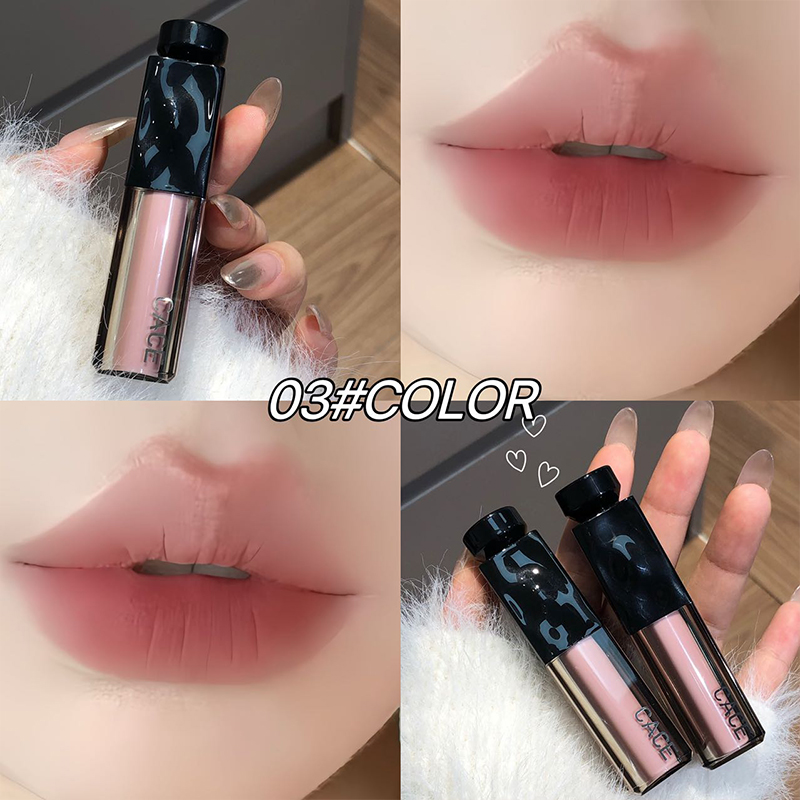 CACE Lip Mud 6 Colors Mist Vel - đánh giá và giá Lip Tint Korean