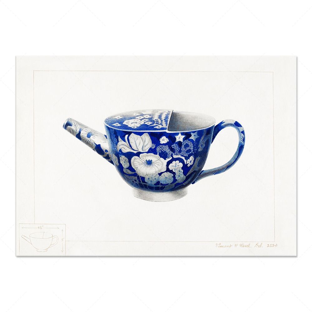 Korean printed blue porcelain  - đánh giá và giá Korean Arts And Lifestyle