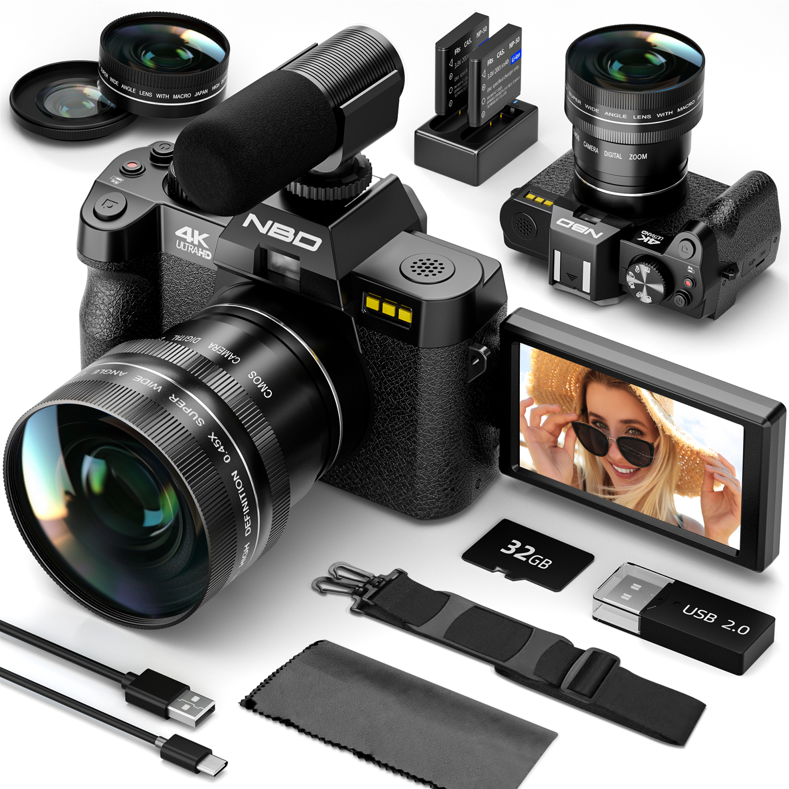 NBD 48MP 4K Digital Camera S10 - đánh giá và giá Korean Lifestyle Vlog