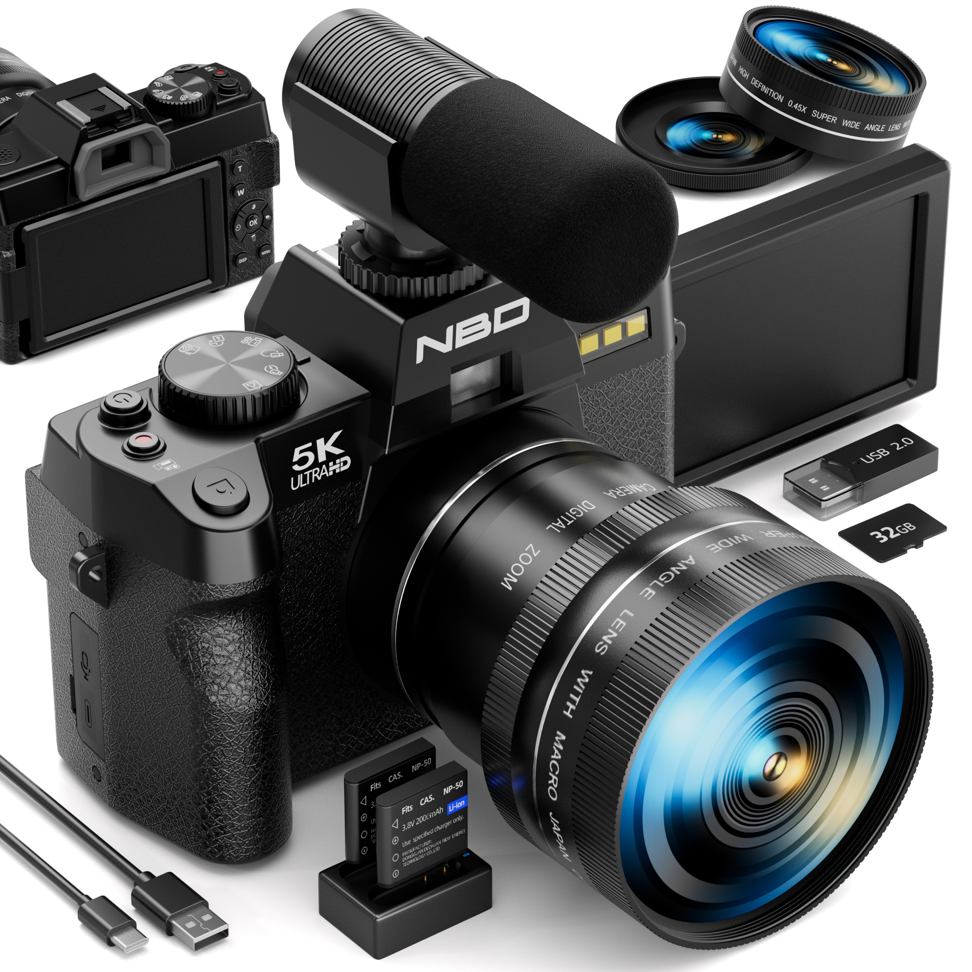 NBD 5K 48MP Digital Cameras fo - đánh giá và giá Korean Lifestyle Vlog