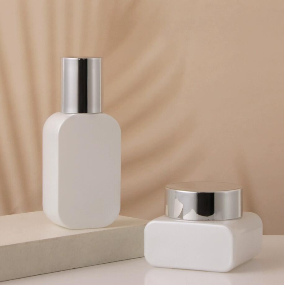 100ml white glass bottle silve - đánh giá và giá Essence Serum Toner