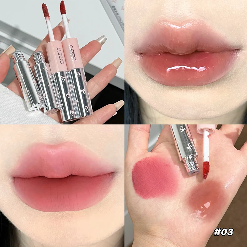 QIBEST Double Head Matte Velve - đánh giá và giá Lip Tint Korean