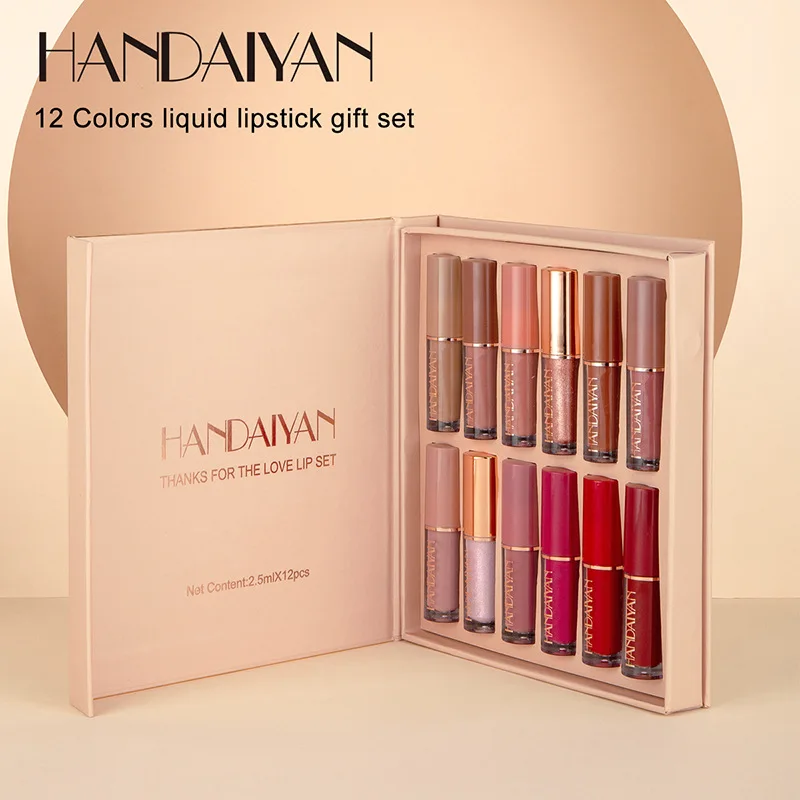 12pcs Moisturizing Liquid Lips - đánh giá và giá Lip Tint Korean