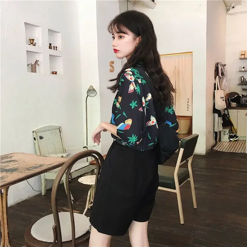 Shirts Women Corduroy Patch Po - đánh giá và giá Korean Student Lifestyle