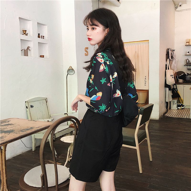 Shirts Women Corduroy Patch Po - đánh giá và giá Korean Student Lifestyle