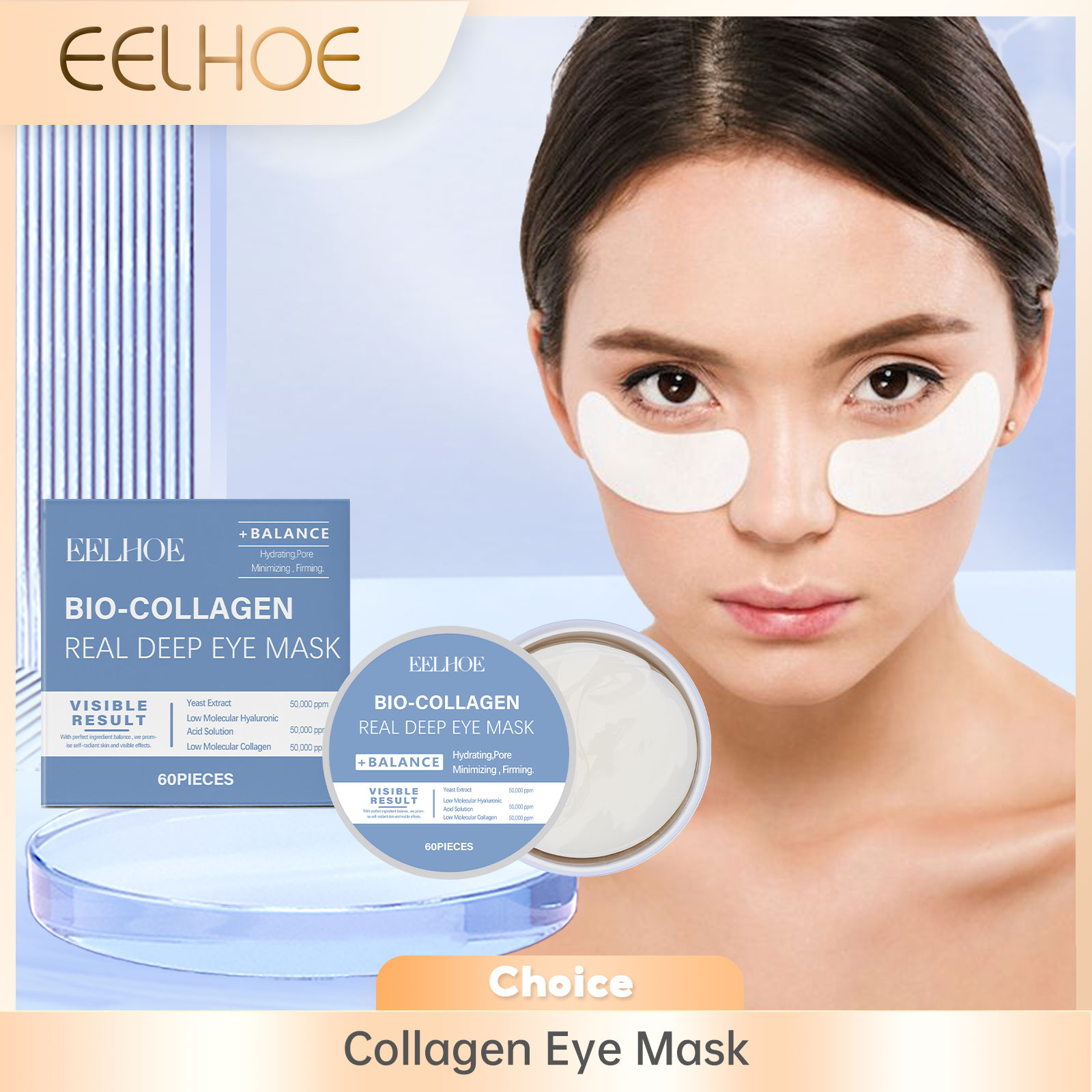 EELHOE Collagen Eye Mask Anti  - đánh giá và giá Sheet Mask Collagen